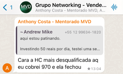 Print de case de Anthony Costa