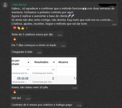 Print de case de Eder Barros
