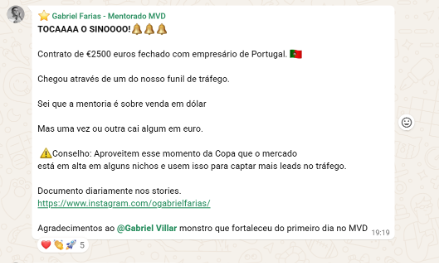 Registro de Gabriel Farias